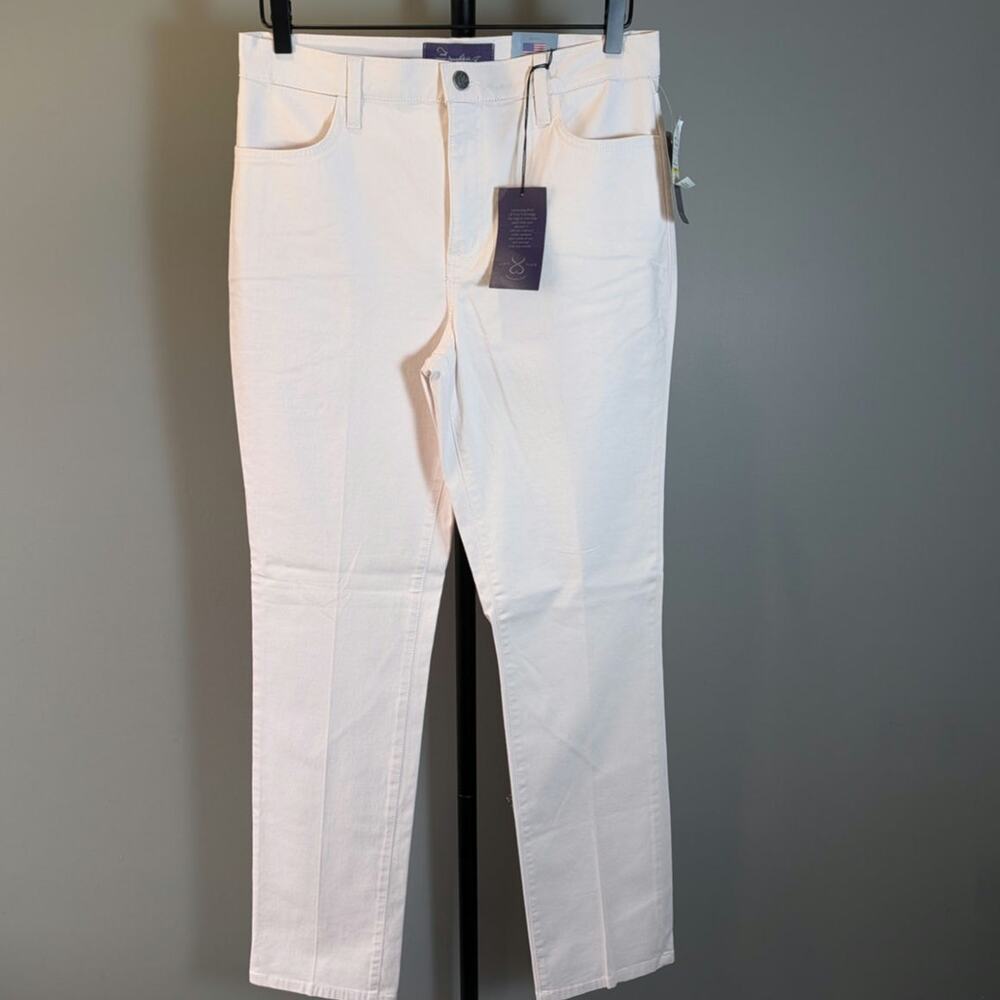 NWT NYDJ Skinny Light Pink Jeans Size 10 Lift Tuck Technology